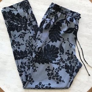 DVP Floral Print Drawstring Pants Sz 10